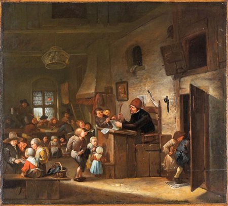 Egbert van Heemskerck il vecchio (Haarlem 1634/35 - Londra 1704) Interno di...