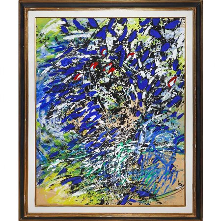 Gianni   Dova (Roma  1925 - Pisa 1991)  - Senza titolo, 1990