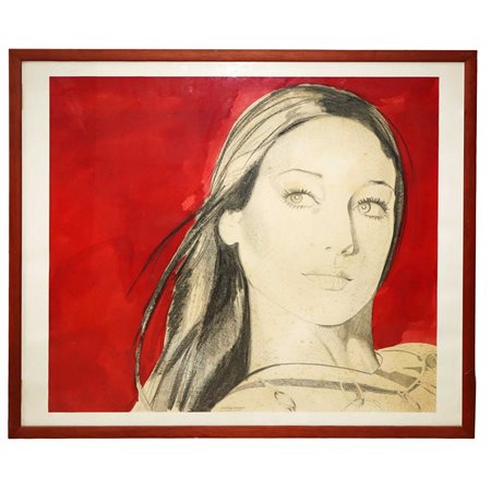 Vincenzo Marano (Acicastello 1938 - 2016)  - Volto di donna