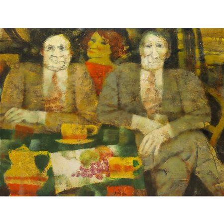 Remo Squillantini (Stia 1920 - Firenze 1996)  - Servito giallo