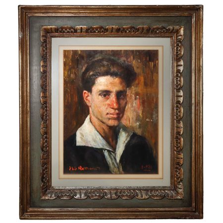 Elio Romano (Trapani 1909 - Catania 1996)  - Autoritratto