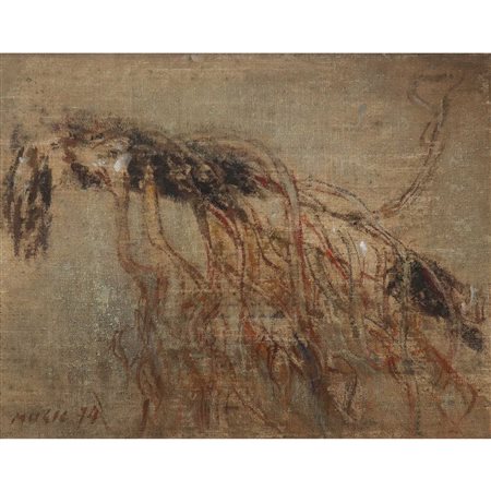 Anton  Zoran Mušič (Boccavizza 1909 - Venezia 2005)  - Motivo vegetale, 1974