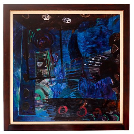 Bruno  Cassinari (Piacenza 29/11/1912 - Milano 26/03/1992)  - Paesaggio, 1960