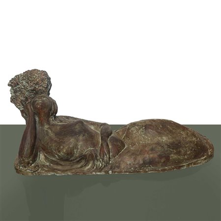 Cesare D'Angelo (Catania 1940 - 2006)  - Donna sdraiata