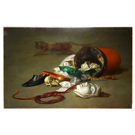 Riccardo Tomasi  Ferroni (Pietrasanta 1934 - Camaiore  2000)  - Natura morta, 1984