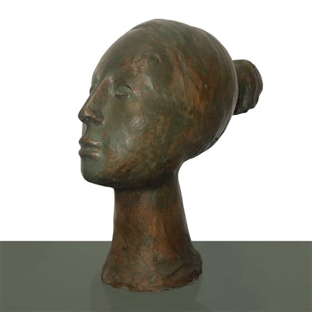 Cesare D'Angelo (Catania 1940 - 2006)  - Testa di donna