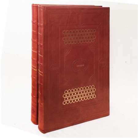 Marcello  Tommasi (Pietrasanta 1928 - Lido di Camaiore 2008)  - N°2 Volumi: Le Metamorfosi di Ovidio, con 48 disegni nel testo e 22 litografie fuoritesto dell'artista Marcello Tommasi.