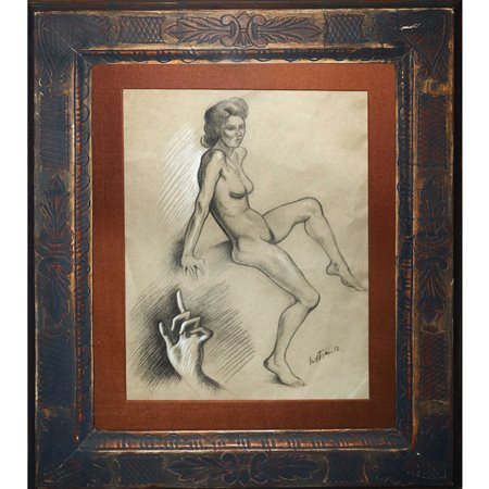 Gregorio Sciltian (Rostov  1900 - Roma  1985)  - Nudo di donna
