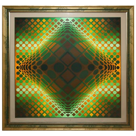 Victor  Vasarely (Pecs 1906 - Parigi 1997)  - Senza titolo