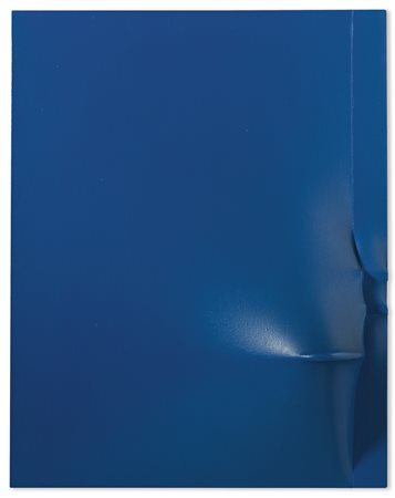Agostino Bonalumi 1935 - 2013 BLU firmato e datato MI 71 sul retro tela...