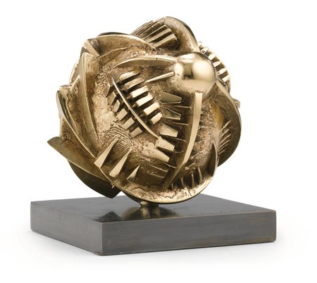 Arnaldo Pomodoro N. 1926 SFERA DI SAN LEO, STUDIO N. 2 firmato, datato 1998 e...