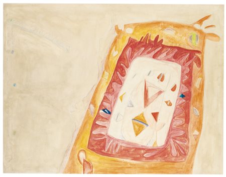 Gastone Novelli 1925 - 1968 LA TAVOLA IMBANDITA firmato, intitolato e datato...