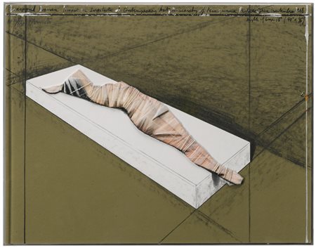 Christo N.1935 WRAPPED WOMAN (PROJECT FOR INSTITUTE OF CONTEMPORARY ART,...
