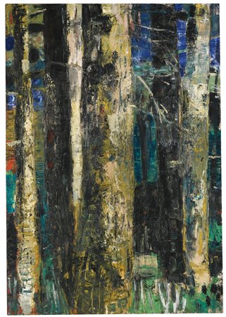 Giovanni Frangi N. 1959 BOSCO firmato, intitolato e datato 1998 sul retro...