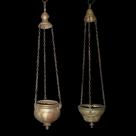 N° 2 Lumiere portacandele, in gold metal