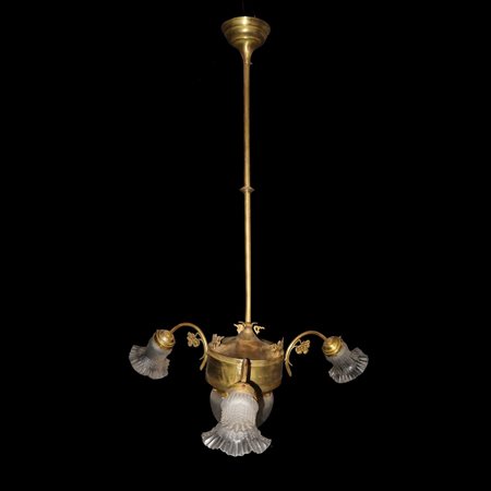 Lampadario 4 luci, Liberty