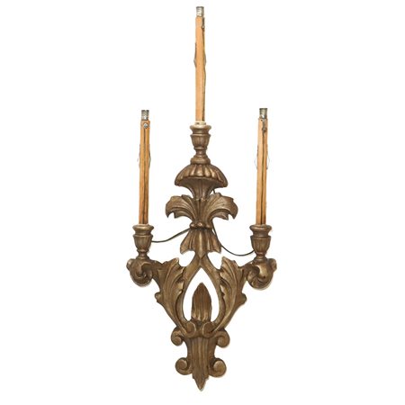 Applique a 3 luci, Early 20th Century