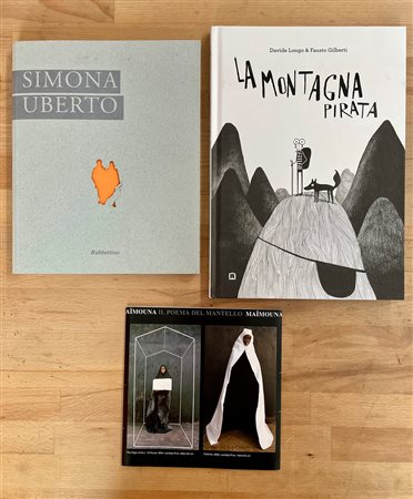 CATALOGHI AUTOGRAFATI (SIMONA UBERTO, FAUSTO GILBERTI E MAÏMOUNA PATRIZIA GUERRESI) - Lotto unico di 3 cataloghi autografati