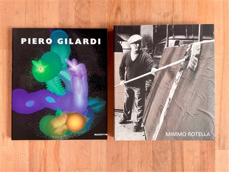 MIMMO ROTELLA E PIERO GILARDI - Lotto unico di 2 cataloghi