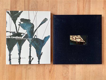 ALBERTO BURRI E ALIK CAVALIERE - Lotto unico di 2 cataloghi