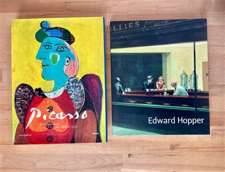 PABLO PICASSO E EDWARD HOPPER - Lotto unico di 2 cataloghi