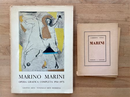 MONOGRAFIE DI ARTE GRAFICA (MARINO MARINI) - Lotto unico di 2 cataloghi