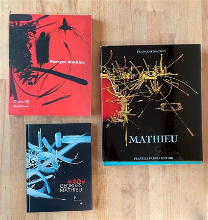 GEORGES MATHIEU - Lotto unico di 3 cataloghi