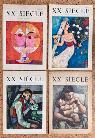 XXe SIÈCLE - Lotto unico di 4 numeri della celebre rivista