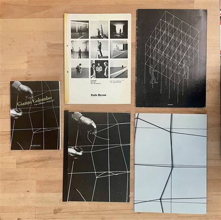 GIANNI COLOMBO - Lotto unico di 5 cataloghi