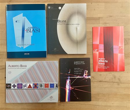 ALBERTO BIASI - Lotto unico di 5 cataloghi