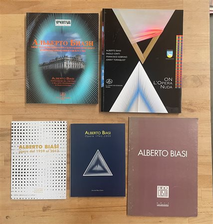 ALBERTO BIASI - Lotto unico di 5 cataloghi