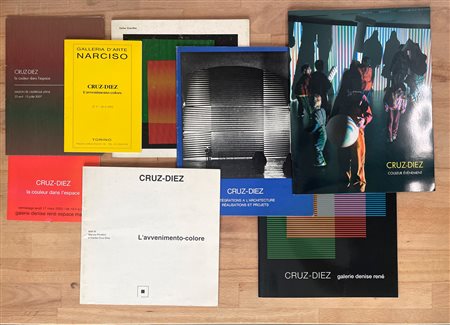 CARLOS CRUZ-DIEZ - Lotto unico di 8 cataloghi