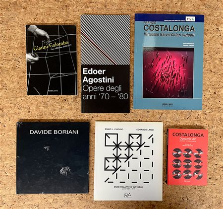 ARTE OPTICAL E CINETICA - Lotto unico di 6 cataloghi