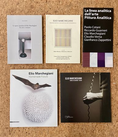 ELIO MARCHEGIANI - Lotto unico di 5 cataloghi