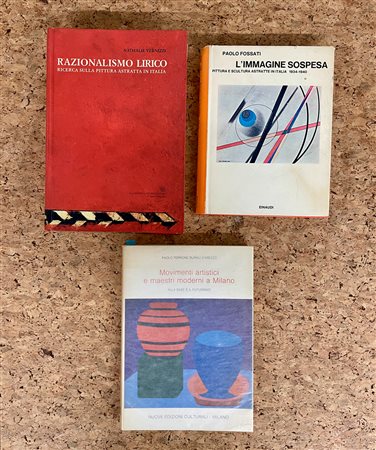 STORIA DELLA PITTURA ASTRATTA ITALIANA - Lotto unico di 3 cataloghi