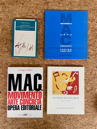 M.A.C. - MOVIMENTO ARTE CONCRETA - Lotto unico di 4 cataloghi
