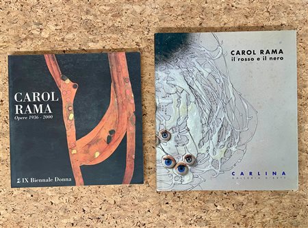 CAROL RAMA - Lotto unico di 2 cataloghi