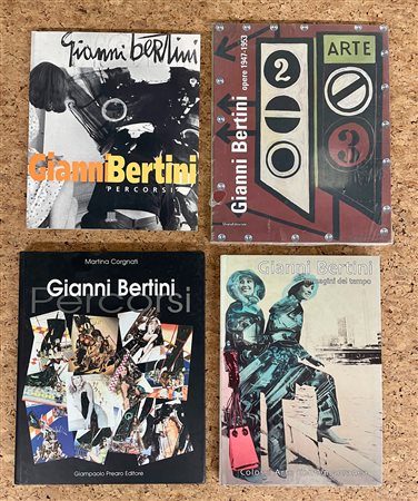 GIANNI BERTINI - Lotto unico di 4 cataloghi