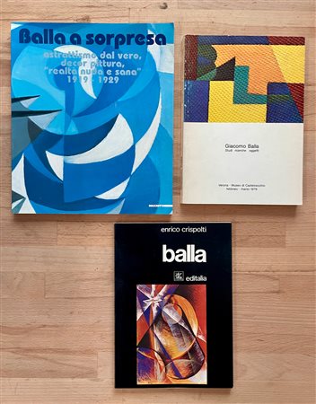 GIACOMO BALLA - Lotto unico di 3 cataloghi