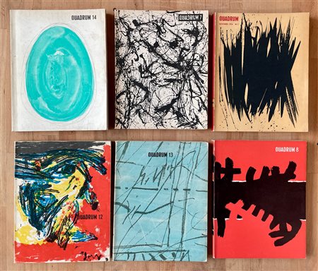  QUADRUM - REVUE INTERNATIONALE D'ARTE MODERNE - Interessante lotto di 6 numeri di Quadrum - Revue Internationale d'Art Moderne