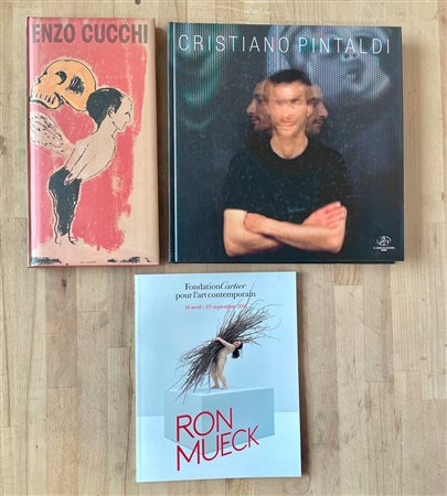ENZO CUCCHI, RON MUECK E CRISTIANO PINTALDI - Lotto unico di 3 cataloghi