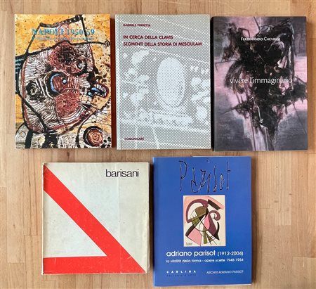 PROTAGONISTI DEL MOVIMENTO MAC - ARTE CONCRETA - Lotto unico di 5 cataloghi