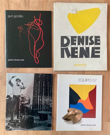 GALLERIA DENISE RENÉ, PARIGI Lotto unico di 4 cataloghi: Galleria Denise...