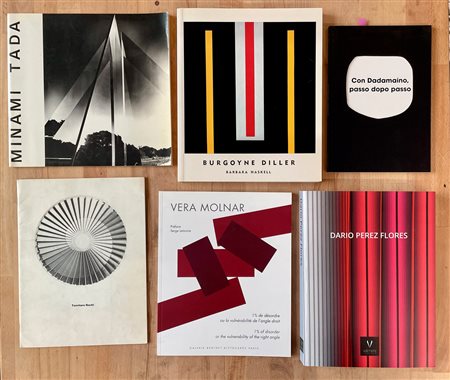 ARTISTI OPTICAL CINETICI E ASTRATTISTI INTERNAZIONALI - Lotto unico di 6 cataloghi