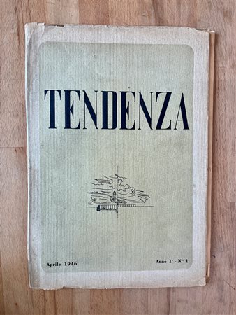 RIVISTE D'ARTE (TENDENZA) - Tendenza. Rivista mensile di arti figurative, 1946