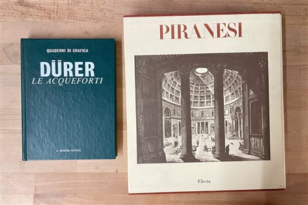 GIOVANNI BATTISTA PIRANESI E ALBRECH DÜRER - Lotto unico di 2 cataloghi