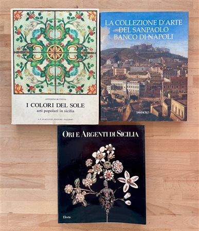 ARTE IN SICILIA E SUD ITALIA - Lotto unico di 3 volumi
