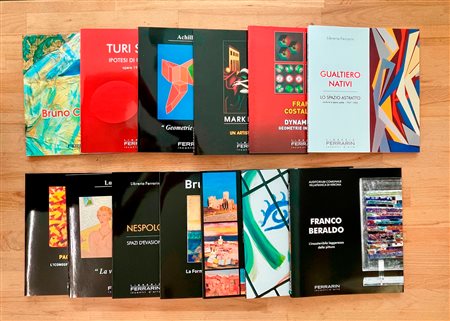 GALLERIA FERRARIN - Interessante lotto di 13 cataloghi