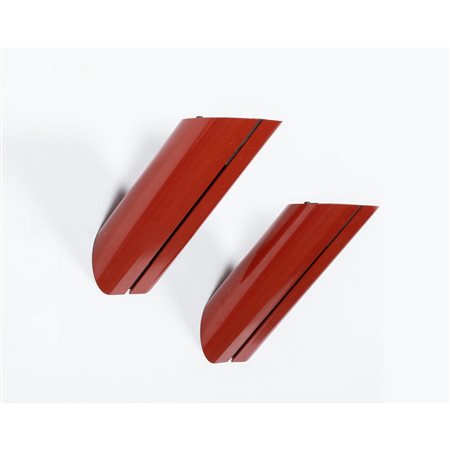 GIANFRANCO FRATTINI, Coppia lampade da parete mod. 'Megaron'