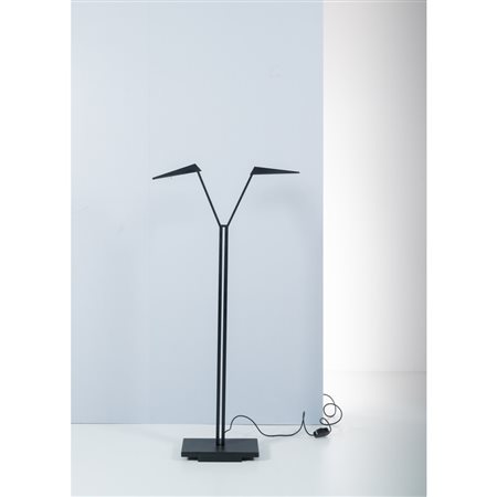 LORENZO MARCATTI, Lampada da terra a due luci mod. 'Zeus'